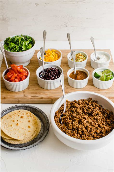 How To Make An Amazing Taco Bar Great For Groups Thriving Home