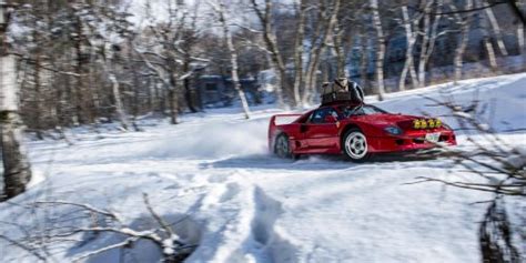 Can't say that i have or will. Red Bull Filmed An F40 Rallying Through Japanese Snow Because Of Course It Did • Petrolicious