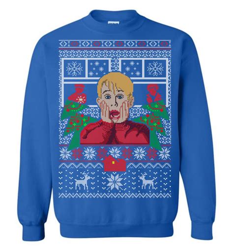 Home Alone Ugly Christmas Sweater Funny Ugly Christmas Sweater