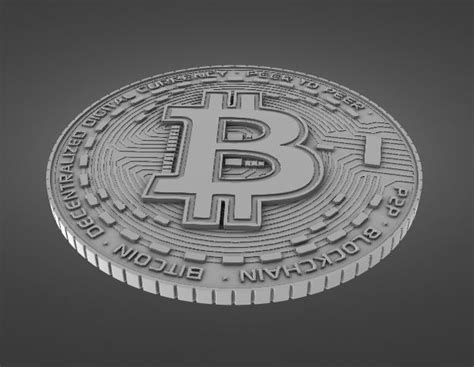 Stl File Bitcoin・3d Printing Template To Download・cults