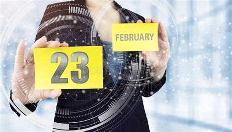 February 23rd Day 23 Of Month Calendar Date Stock Photo Image Of