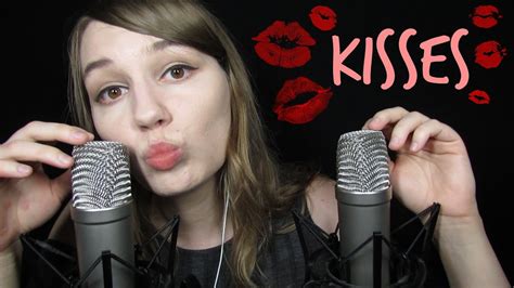 💋 asmr kissing sounds and ear to ear whisper 💋 youtube