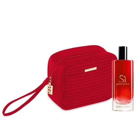 Armani Si Makeup Bag And Perfume Free T Lookfantastic