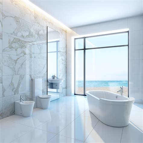 Bathroom Design Calacatta Gold Marble Wall Tiles