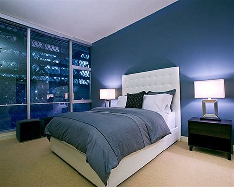 Minimalist Navy Blue Bedroom Ideas With Simple Decor Bedroom Cabinet And Furniture