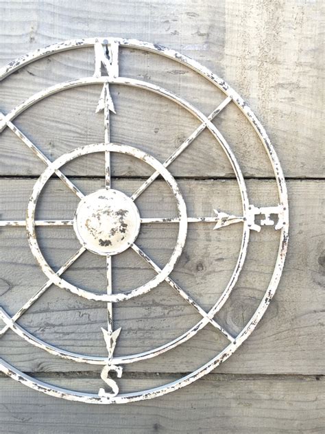 With our large selection of nautical and beach decor from beach pillows and nautical hooks to decorative oars and crab traps, the nautical decor store carries a great selection of beach decor and nautical. Nautical Compass White Wall Art Shabby Chic Nautical Decor | Etsy