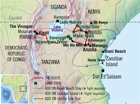 33 Map Of Kenya And Tanzania Maps Database Source