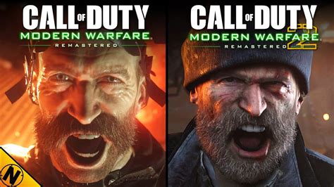 Call Of Duty Modern Warfare 2 Remastered Vs Modern Warfare