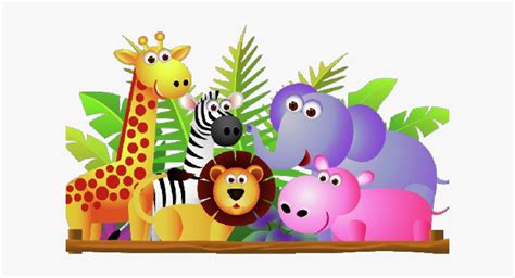 Baby Animal Cartoon Cute Zoo Animals Clipart Hd Png Download Transparent Png Image Pngitem