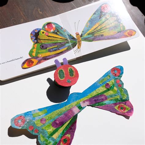 The Very Hungry Caterpillar Butterfly Craft