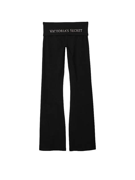 Yoga Foldover Cotton Flare Legging Victoria S Secret Victoria Secret Outfits Victoria Secret