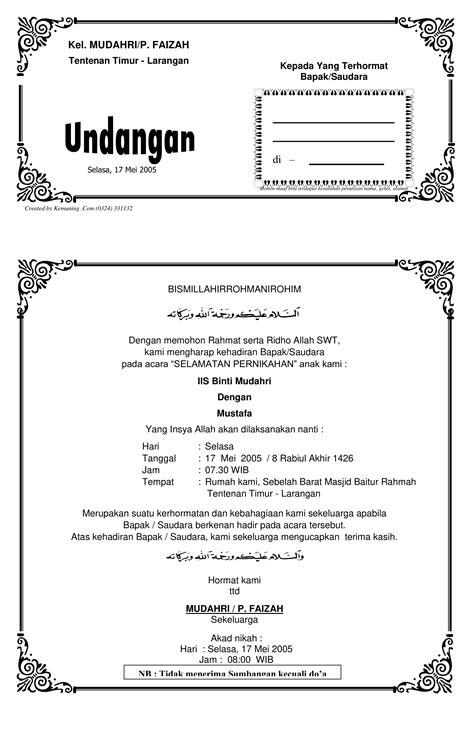 Download Download Format Undangan Pernikahan Word Doc 16