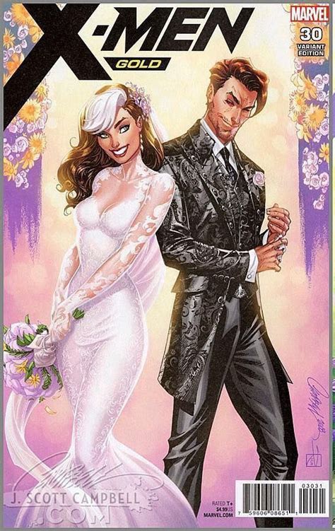 Marvel Wedding Cover Rogue Gambit Rogue Comics Marvel Rogue