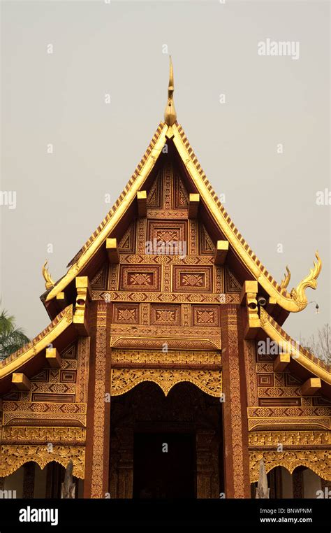 Wat Phra Singh Chiang Mai Chiang Mai Province Thailand Asia Stock