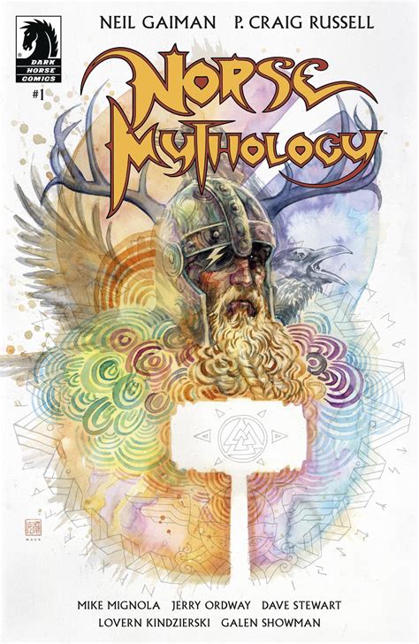 Neil Gaiman Norse Mythology 1 Cvr B Mack Comic Gothic Ts