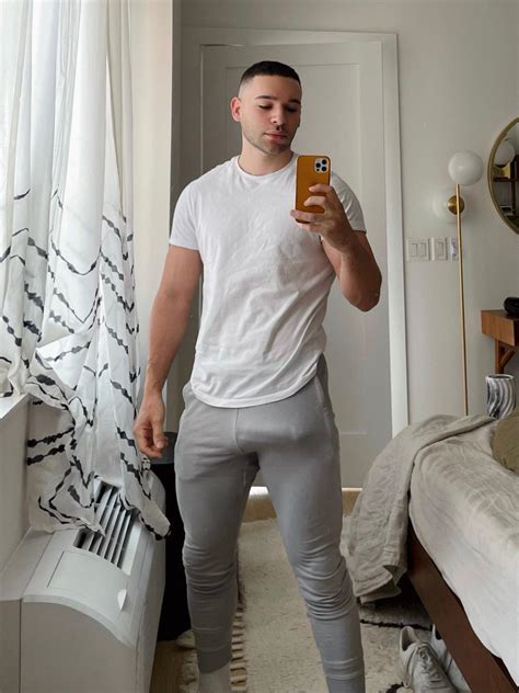 Grey Sweatpants Season R Bulges