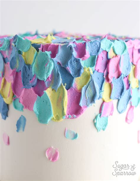 How To Make A Spatula Painted Cake Sugar And Sparrow