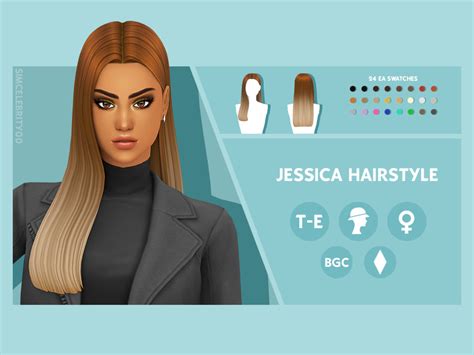 The Sims Resource Jessica Hairstyle