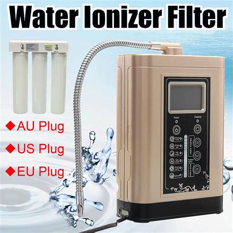 Water Ionizer Purifier Machine Alkaline Acid Waters Filter Lcd Touch