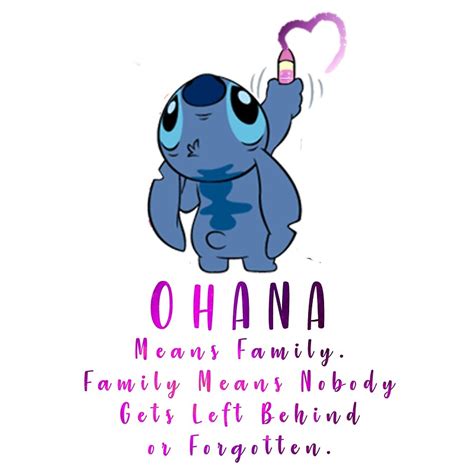 Lilo And Stitch Ohana Posters By Sarahxxdll Redbubble