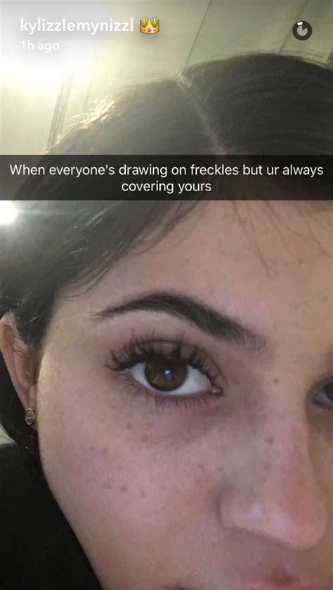 Kylie Jenner Shows Her Freckles On Snapchat POPSUGAR Beauty