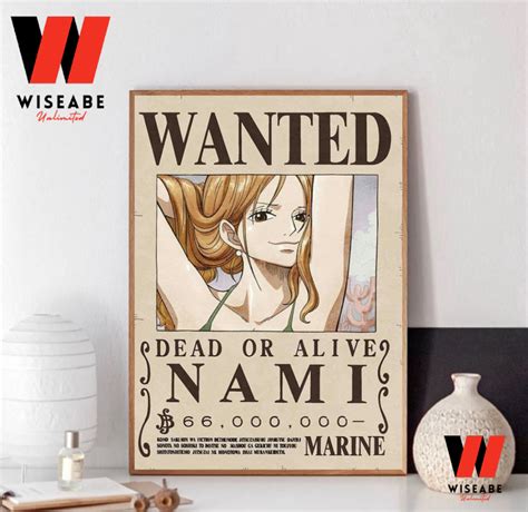 Nami Navigator Enies Lobby Arc One Piece Wanted Poster One Piece