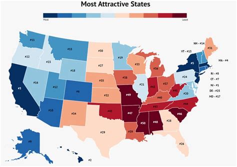 The Most And Least Attractive States Zippia