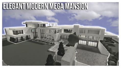 ROBLOX Bloxburg 1 8mil Elegant Modern Mega Mansion Speedbuild Part
