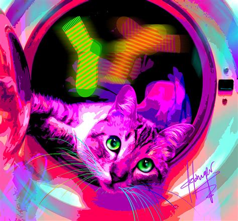 Katy perry weird popcats commercial video ⋆ professorsavings.com. pOpCat Laundry Cat Painting by DC Langer