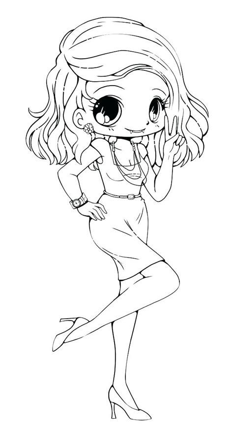 Cute Girl Coloring Pages Print At Free Printable
