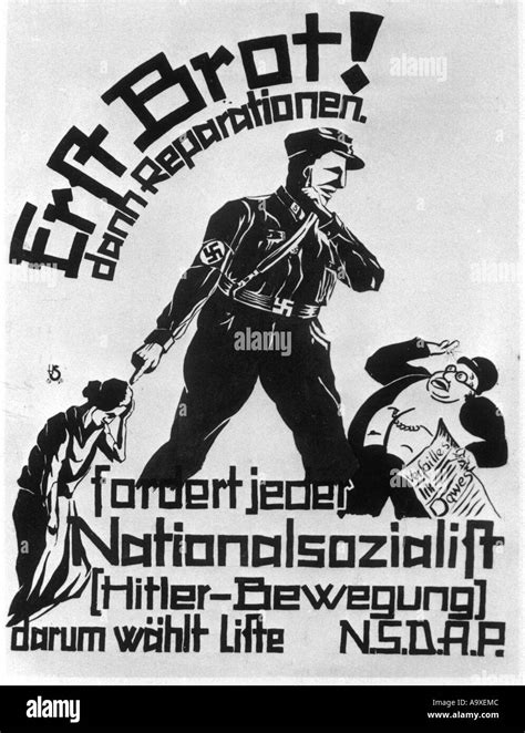 Nazi Propaganda Poster Stock Photo 7117003 Alamy