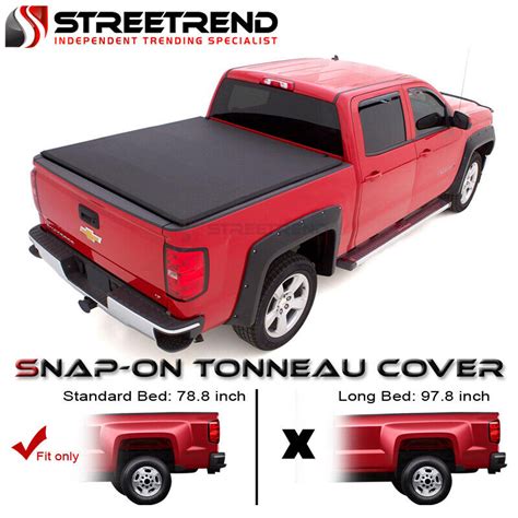 Hidden Snap On Tonneau Cover For 2014 2018 Chevy Silveradogmc Sierra 6