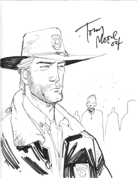 Walking Dead Rick Grimes By Tony Moore In Devon Sanderss Art From All