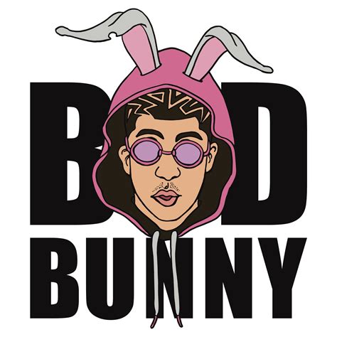 Bad Bunny Bad Bunny Svg Yo Perreo Sola Svg Bad Bunny Log Inspire