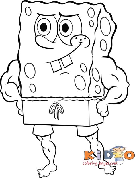 Spongebob Summer Coloring Pages