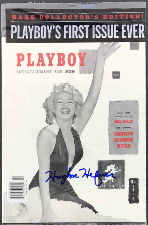 Lot Detail Hugh Hefner Unique Signed Playboy Special Reprint