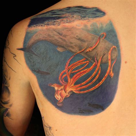 Aquatic Tattoo by Randy Vollink Leaf Tattoos, I Tattoo, Aquatic Tattoo