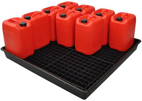 100l Oil And Chemical Bunded Drip Tray Sump Spill Pallet With Removable