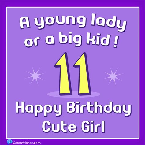 Happy 11th Birthday Unique Wishes For 11 Year Olds
