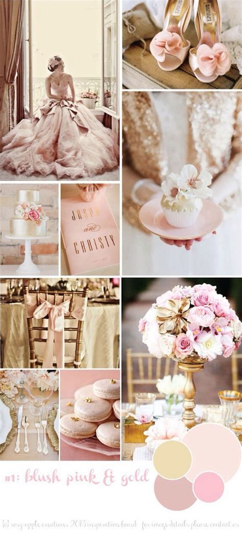 Pretty Inspired Blush Pink Gold Rosy At Heart Pink And Gold