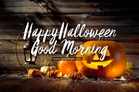 Pumpkin Happy Halloween Good Morning Pictures Photos And Images For