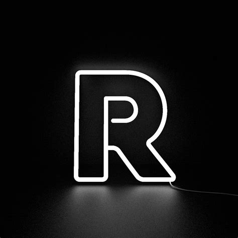 Neon Letter R Hineon Custom Neon Sign