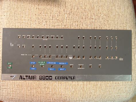 Altair Front Panel Switches Details