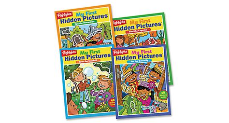 highlights my first hidden pictures 4 book set fat brain toys