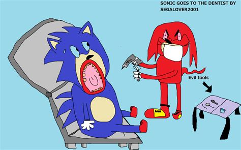 Sonic Goes To The Dentist By Segalover2001 By Segalover2001 On Deviantart