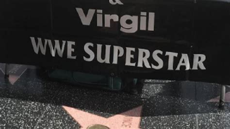 Virgil Sets Up Autograph Table On Vince Mcmahons Hollywood Walk Of