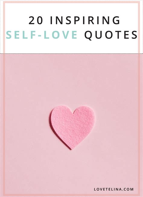 20 Inspiring Self Love Quotes Love Telina Self Love Quotes Love