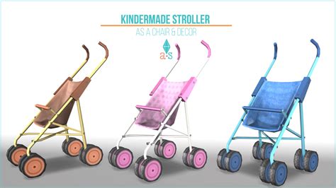 Sims 4 Ccs The Best Chair And Deco Stroller By Leo Sims