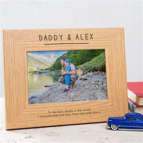Personalised Daddy Photo Frame Personalised Daddy Gifts Dad Picture