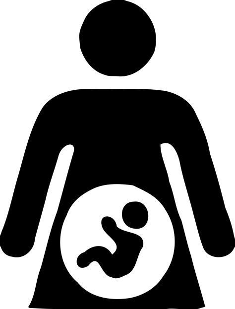 Pregnancy Clipart Pregnant Woman Icon Image